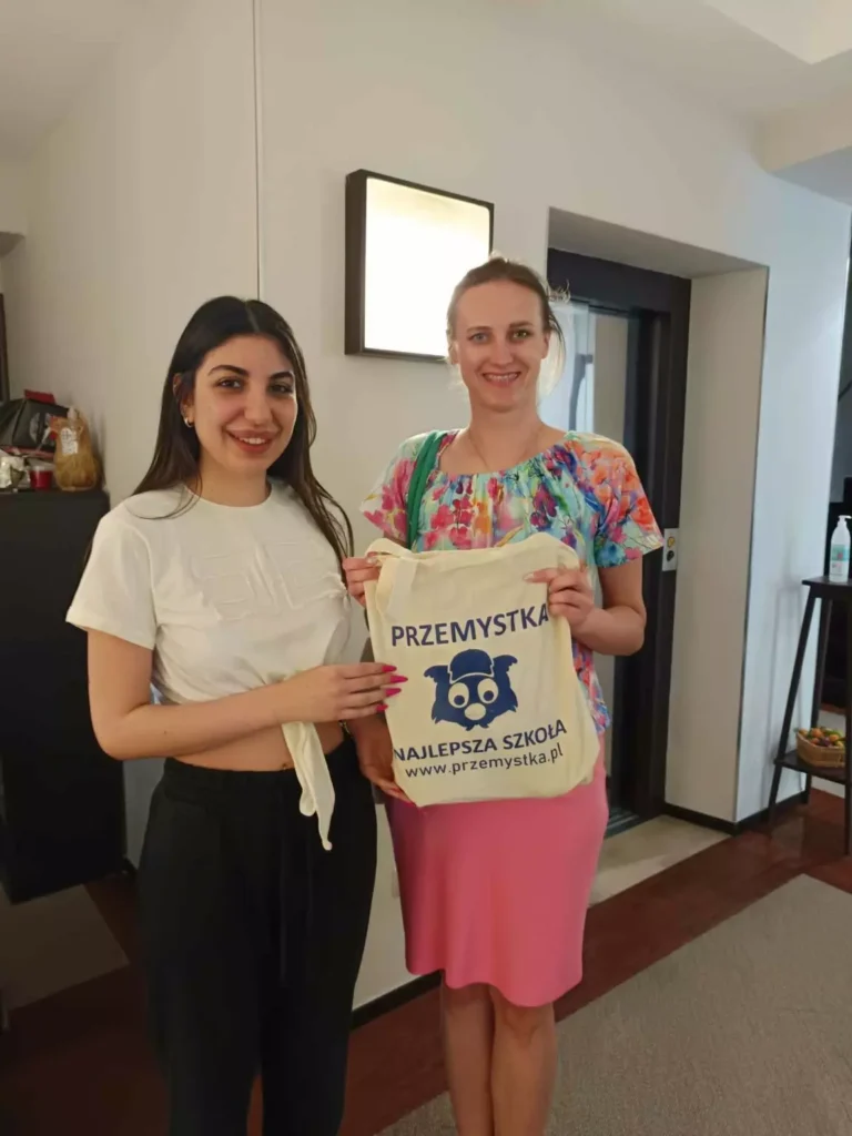 Anna Pacia na szkoleniu Job shadowing