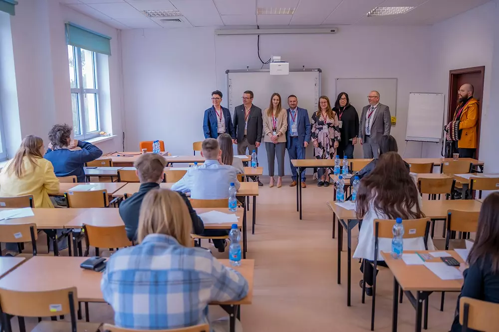 Uczniowie na okręgowych eliminacjach XLVIII Olimpiady Wiedzy i Umiejętności Rolniczych