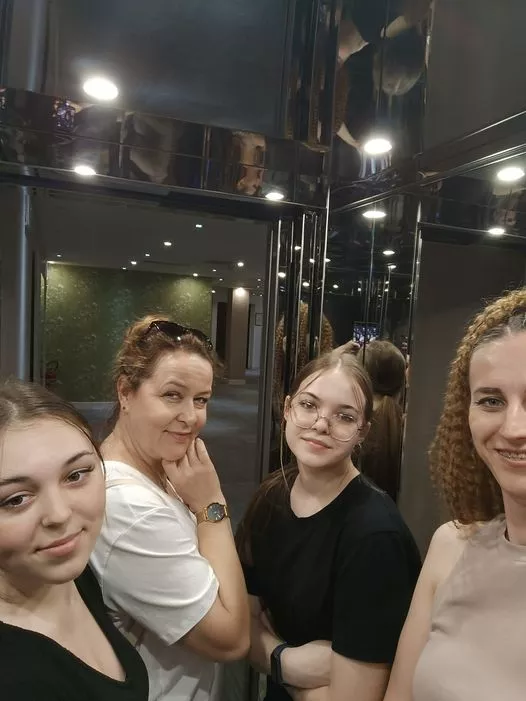 Uczennice Przemystki we Włoszech