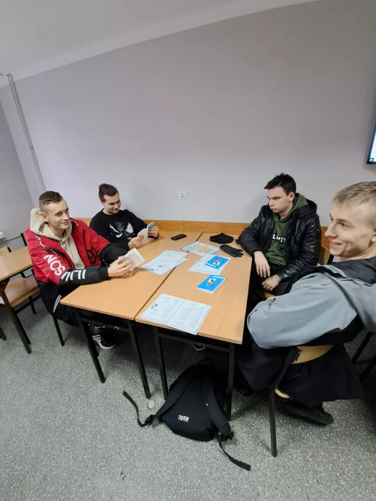Przygotowania uczniów do wyjazdu na staże do Niemiec w 2023 roku