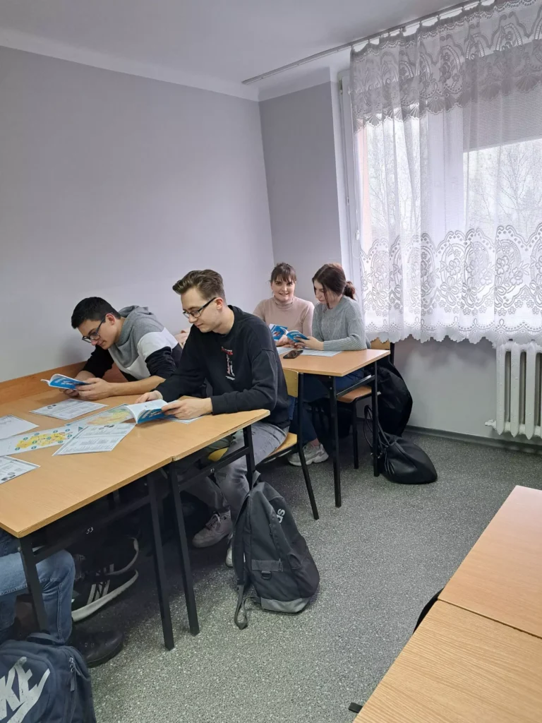 Przygotowania uczniów do wyjazdu na staże do Niemiec w 2023 roku
