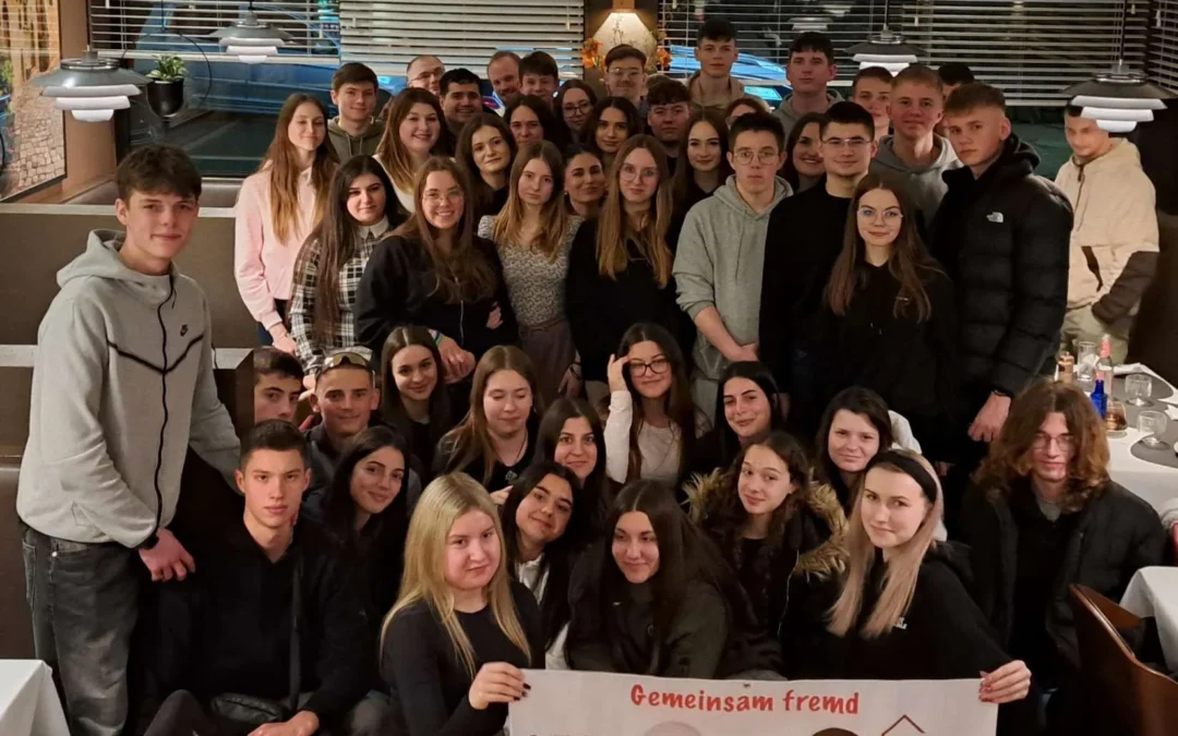 Zdjęcie z wymiany młodzieży z Polski, Niemiec i Grecji